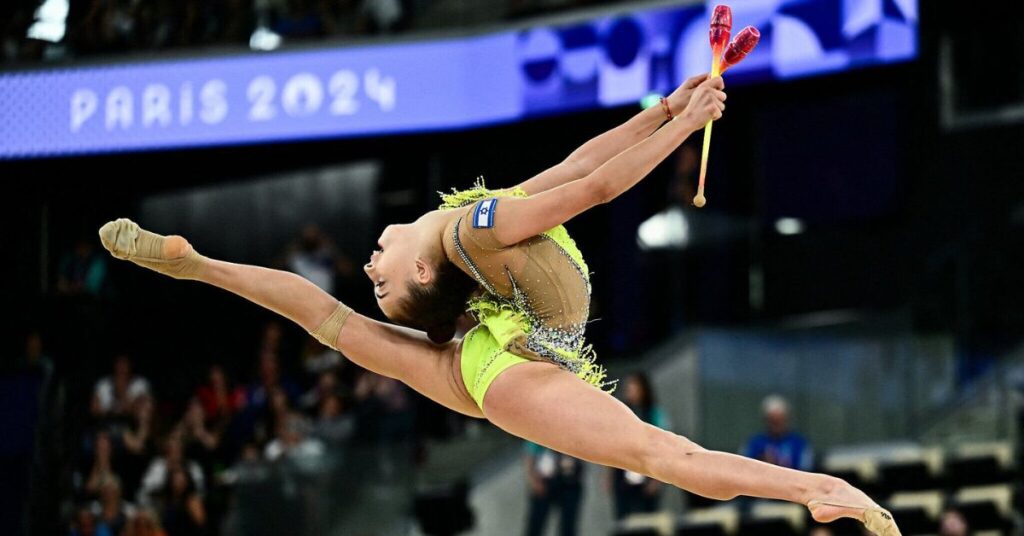Daria Atamanov foi a quinta colocada nos Jogos Olímpicos de Paris. | Loic Venance/AFP