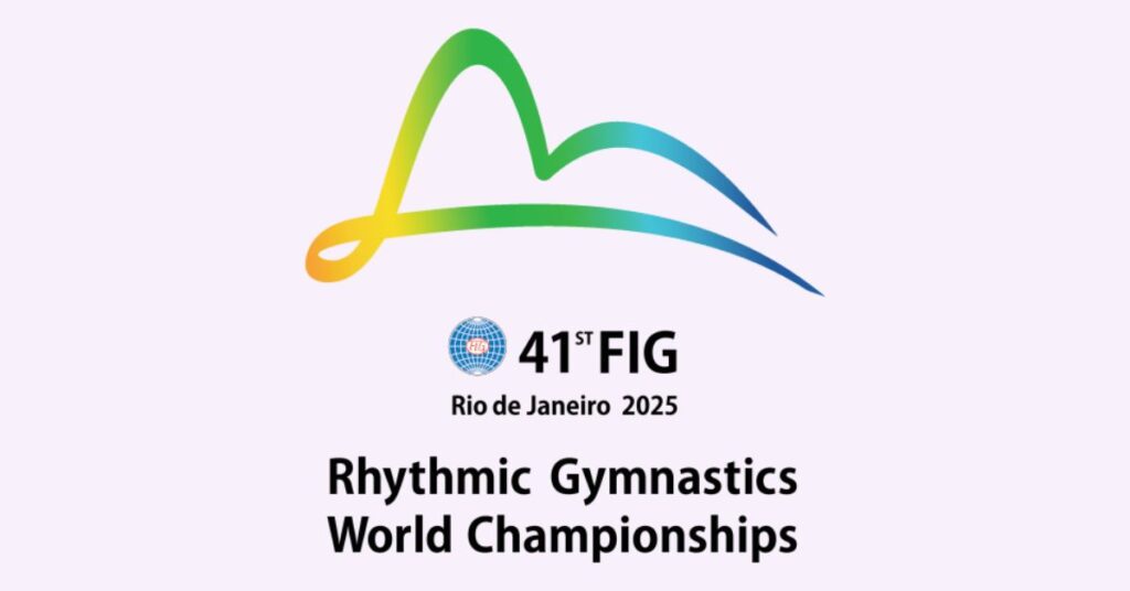 Logo do Campeonato Mundial de Ginástica Rítmica do Rio de Janeiro 2025