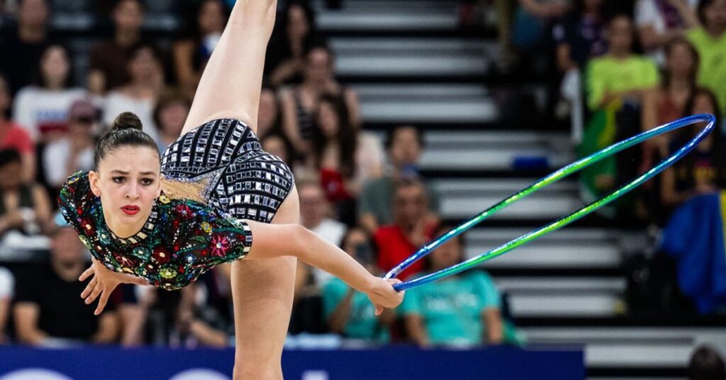 Aliaa Saleh foi a representante da África nos Jogos Olímpicos de Paris. | Foto: Tom Weller/GettyImages