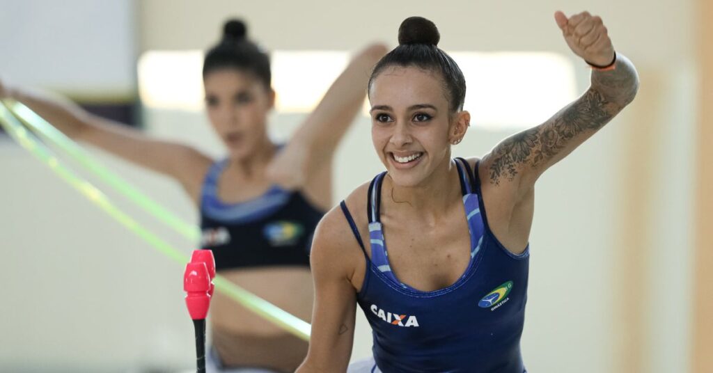 Gabrielle Moraes integrou a seleção de conjunto adulto por cerca de dez anos. | Foto: MeloGym/CBG