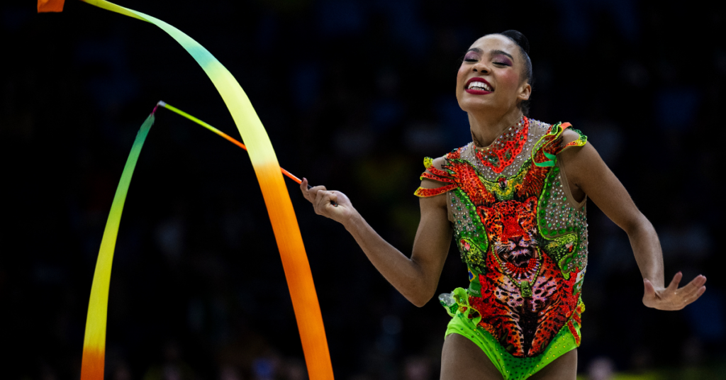 Jojô mostrará suas novas séries de bola e de fita no GP Tartu. | Foto: Ivan Carvalho/CBG