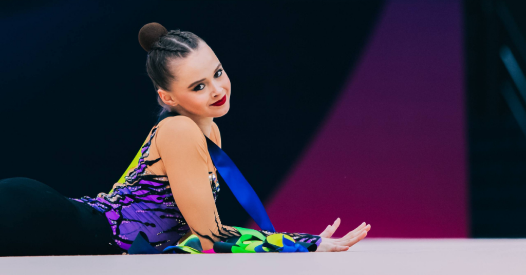 Taisiia Onofriichuk foi a grande campeã do individual geral em Baku. | Foto: Viktoriia Popova